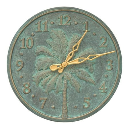 Whitehall Single Palm 16 Wall Clock