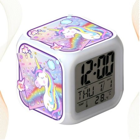 Worgeous Color-changing LED Alarm Clock Gift Choice Travel