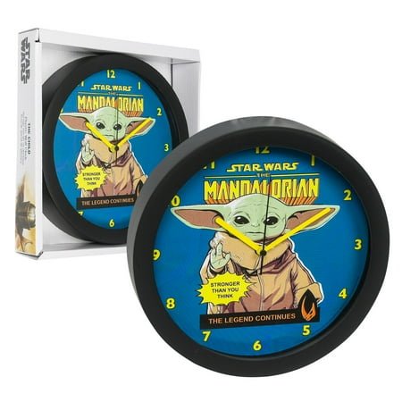 1PC Baby Yoda Wall Clock- 9.5- THE LEGEND CONTINUES