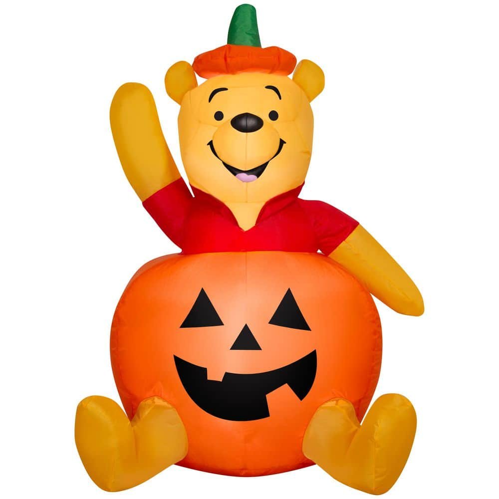 3 ft Airblown-Pooh in Pumpkin Halloween Inflatable