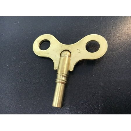 3mm/.118 Inch Clock Replacement Key for Seth Thomas Helmsman Corsair Clocks, Precision Fit, Durable Brass Material