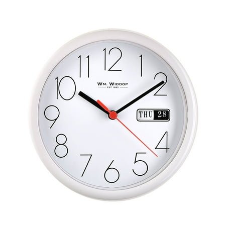 8.5 Hometime Day/Date White Wall Clock
