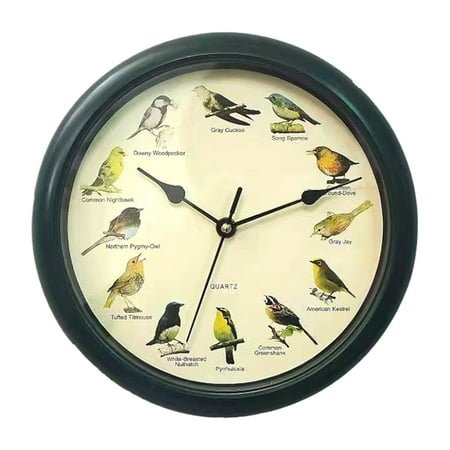 AITOCO Wall Art Wall Clock,Interesting Cuckoo Clock,Sturdy Bird Clock Wall Clocks Wall Decor for Housewarming Wedding Birthday Thanksgiving Christmas