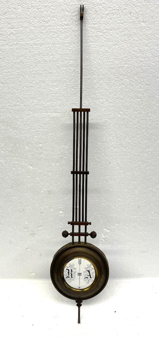 Antique German Wall Regulator Clock R/A Pendulum