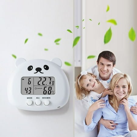 Big Savings! JGF844 Temperature And Humidity Meter Multi-function Electronic Clock Alarm Baby Room Indoor Home Precision Large Screen Digital Display