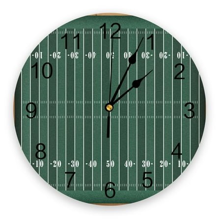 Blackboard Soccer Football American Creative Wall Clock For Home Office ration Living Room Bedroom Kids Room Hanging Watch