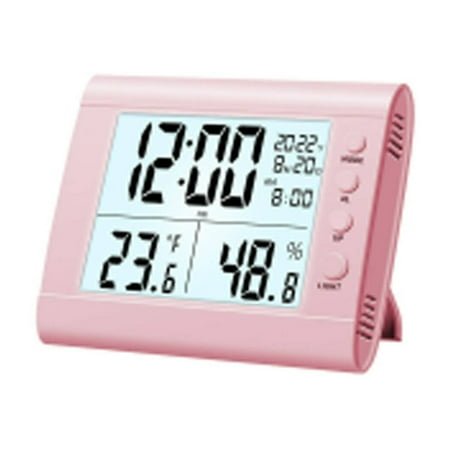CCOCC Alarm Clock,LED Display Digital Clock,Intelligent Bedside Clock,Innovative Alarm Clock with Light Sensor Mode