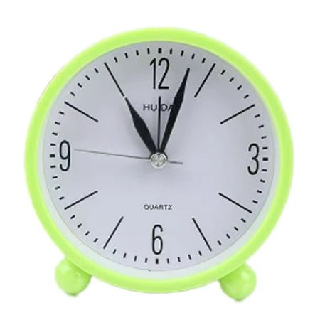 CCOCC Alarm Clock,Smooth Finish Desk Clock,Quiet Alarm Clocks for Bedrooms,Travel-Ready Alarm Clock with Night Lamp