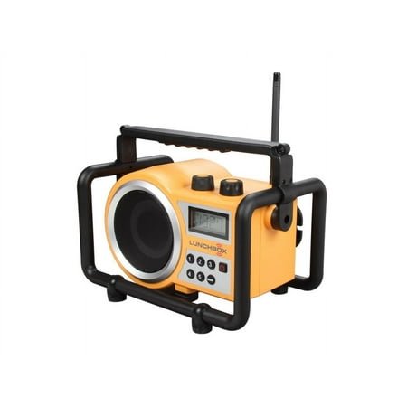 COMPACT RUGGED AM/FM RADIO 12 PRESETS CLOCK EQUALIZER