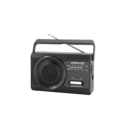 Craig Electronics CR4181 Portable AM/FM Radio With Weather Band