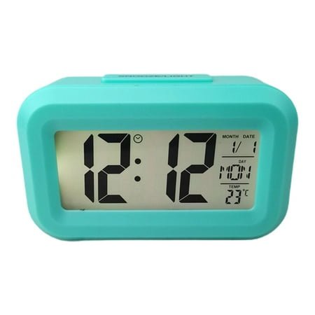 Crazyview Blue Mini Kitchen Lcd Smart Alarm Clock Luminous Cute Alarm Clock