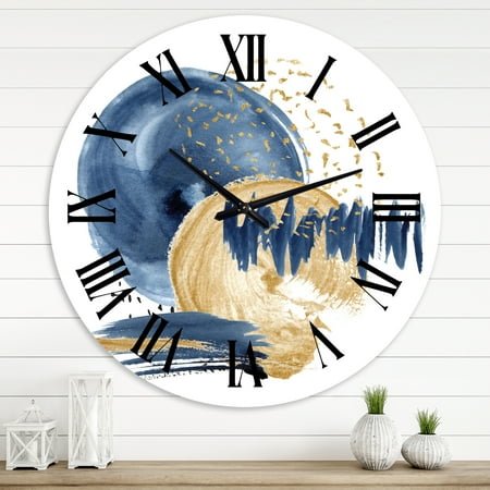 Designart 1 in Quartz Modern/Contemporary Wall Clock