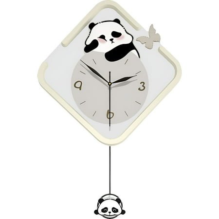 DESIGNICE Wall Clock,Cute Design Modern Wall Clock,Unique Frame Bathroom Clock,Style