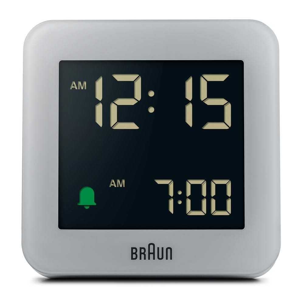 Digital Alarm Clock with Snooze, Negative LCD Display, Quick Set, Crescendo Beep...