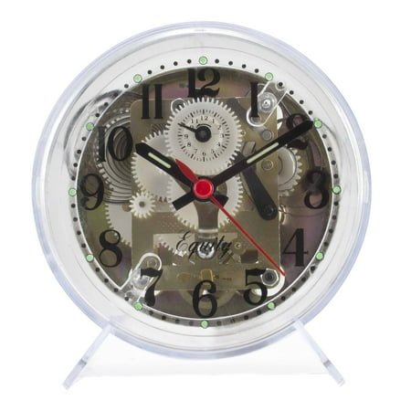 Equity 14073 Clear Analog Wind-Up Alarm Clock