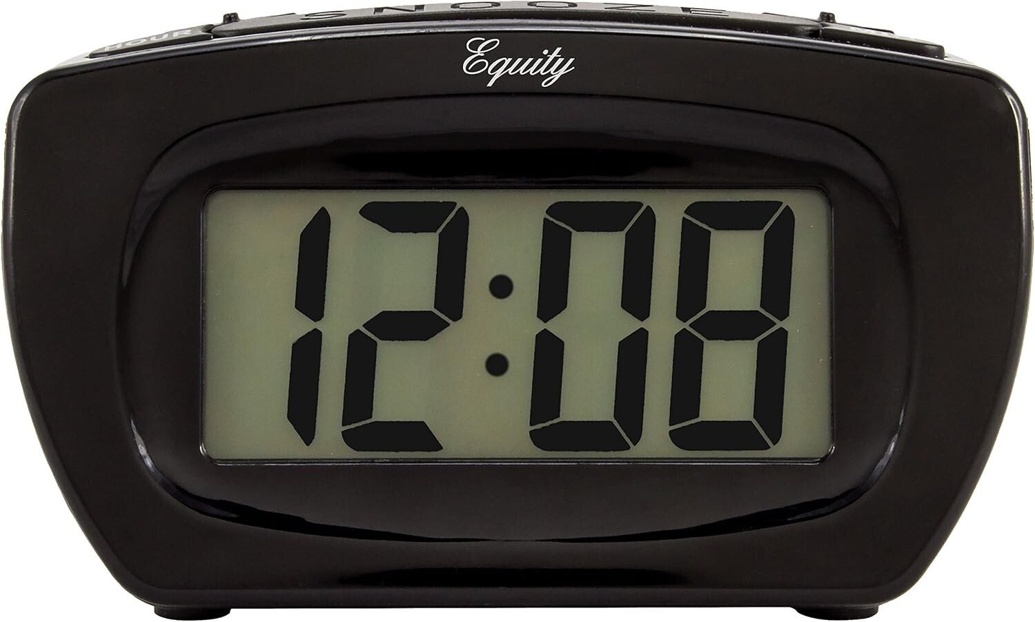 Equity 31015 Super Loud Digital Alarm Clock 1 Inch LCD Display Batteries Not Inc