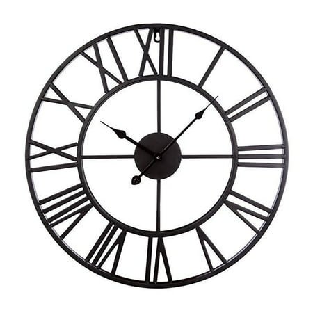 European-Style Wall Clock Simple Living Room Iron Mute Digital Pocket Watch Creative Jifeng Clock Cross-Border Clock