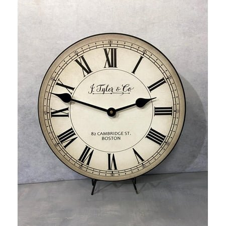 Fairwind Wall Clock | Ultra Quiet Quartz Mechanism | Hand Made in USA Beautiful Crisp Lasting Color | Comes in 8 Sizes | 18-Inch