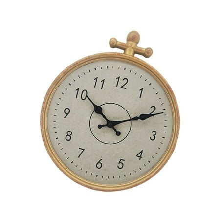 Giaone Indoor and Outdoor Timepieces Decorative Wall Clock 14Inch with Quiet Sweeping Second Hand Solid Frame Home Decoration
