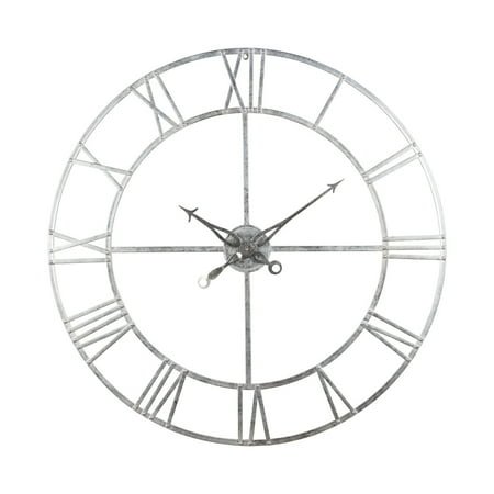 Hill Interiors Foil Skeleton Wall Clock