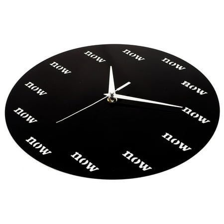 HOMEMAXS Retro Round Waterproof Wall Clock Clocks Mirror Office