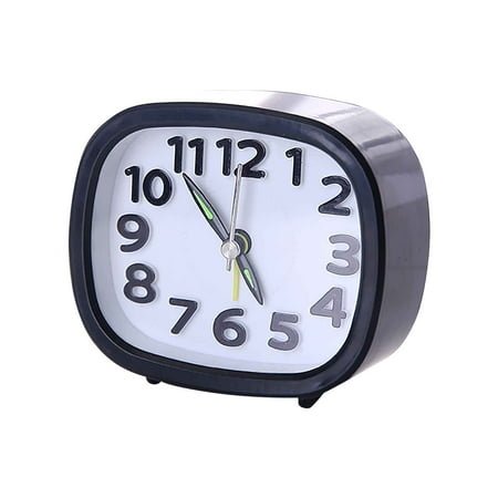 Home Saving! Jubipavy Rectangle/Round Small Compact Travel Quartz Beep Alarm Clock Cute Portable Student Clock