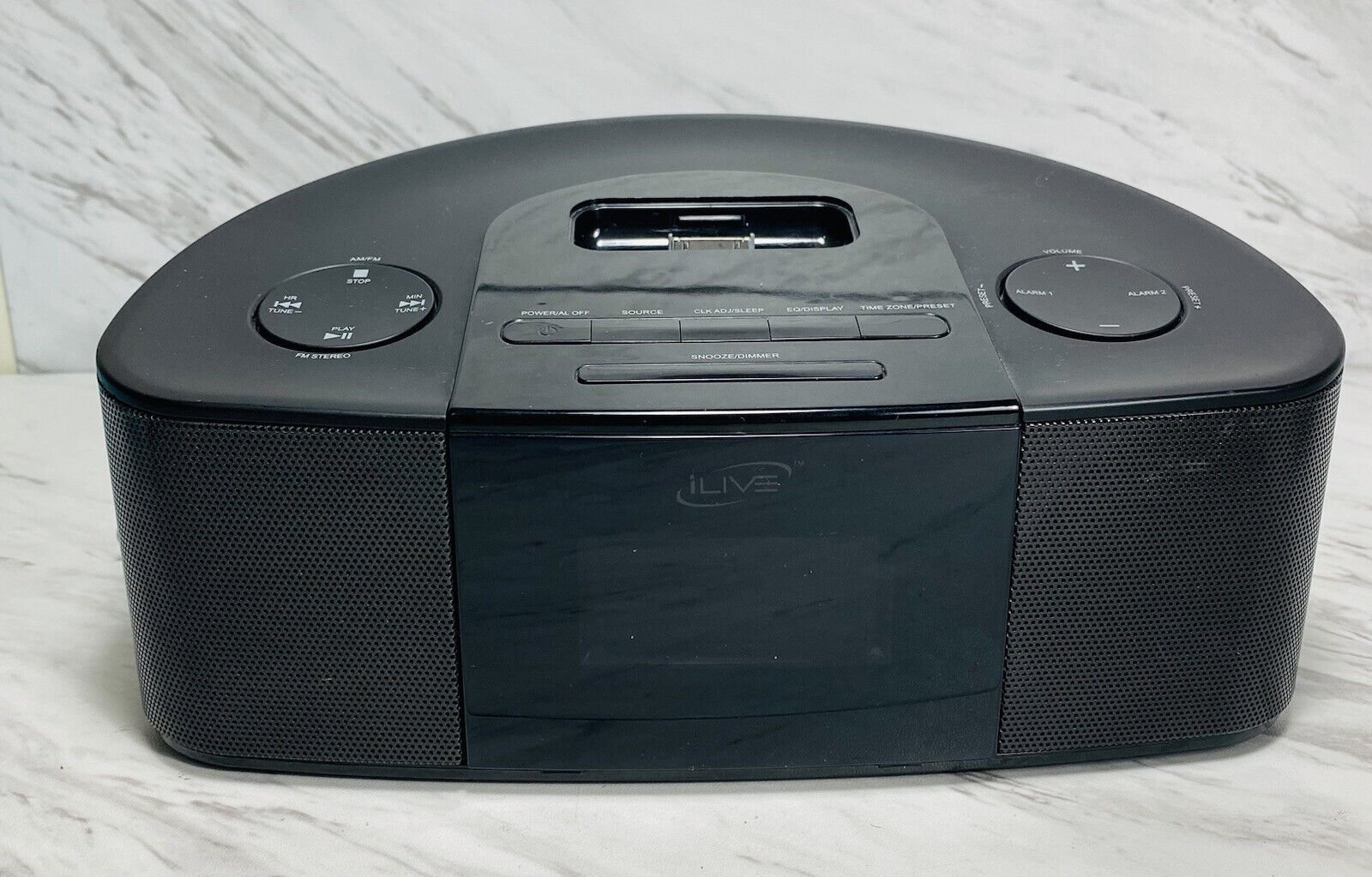 Ilive Clock Radio Docking System Model ICP689B tested