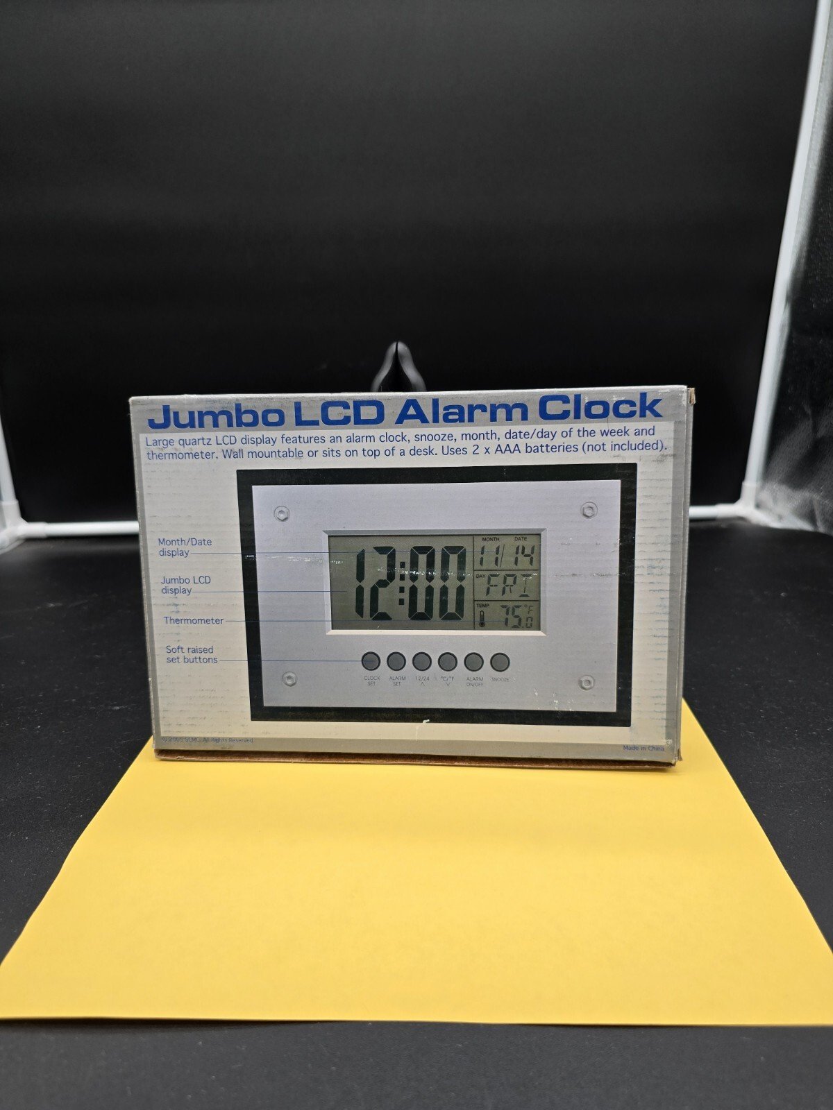 Jumbo Lcd Alarm Clock New