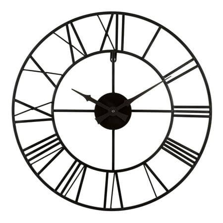 La Crosse Clock 404-3451 20-inch Metal Tower Quartz Analog Wall Clock