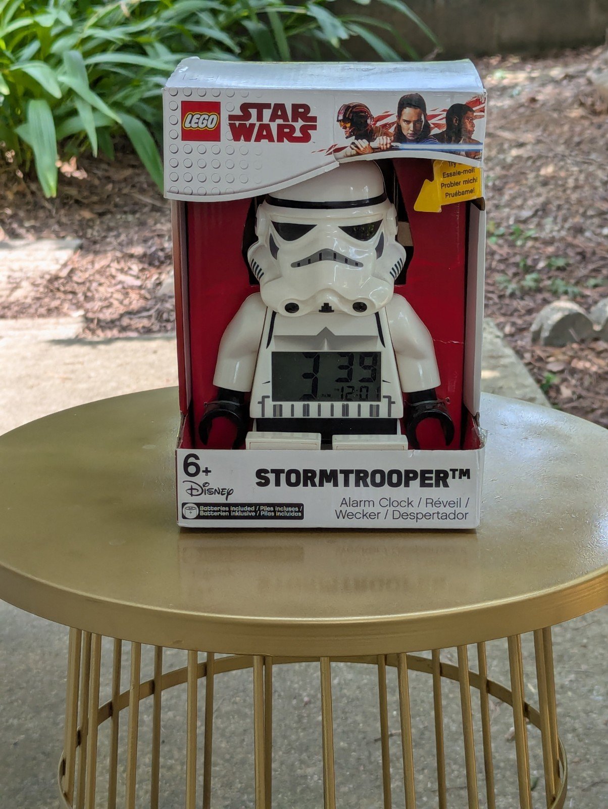 Lego Star Wars Storm Trooper Alarm Clock, NIB