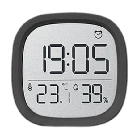 Lilixerw Smart Digital Alarm Clock,Magnetic Attraction,Indoor Temperature Humidity,HD Screen Hour Date,Battery Operated