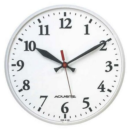 Manufacturer Varies Analog Clock,Plastic,12 1/2 Diameter 3LYK5