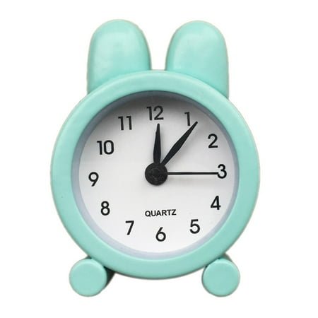Metal Mini Alarm Clock - 5cm, Cute, Electronic - for Office, Students, Travel, Desk Decoration