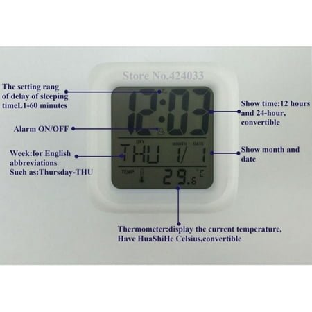 Modern Clock for Living Room Hatch Alarm Clock Led Clock Digital Outdoor Alarm Clock Cool Led Clock Popular Pattern Night Light Color Clock