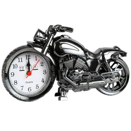 Motorcycle Motorbike Pattern Alarm Clock Desk Clock Creative Birthday Gift Cool Clock