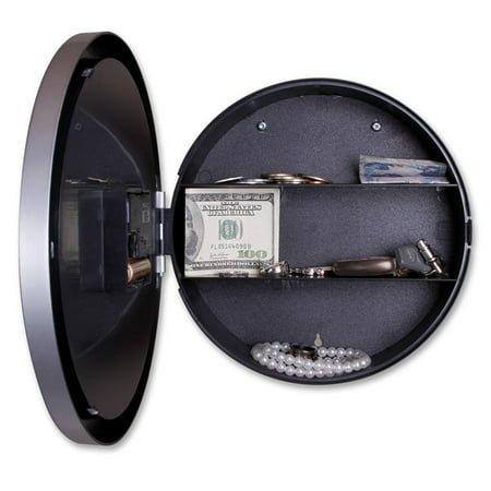 Necvior Multipurpose Wall Clock with Hiddens Space Valuable Possessions and Currency Storage Container Practical Cash Organizers
