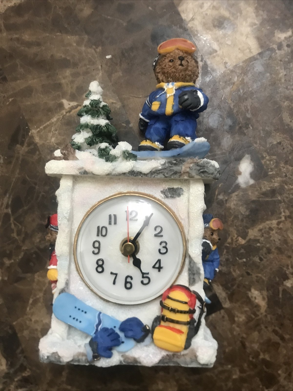 Paddington Bear Richesca Christmas Clock