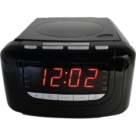 Proscan CD Clock Radio with USB Charger Model PCR4896