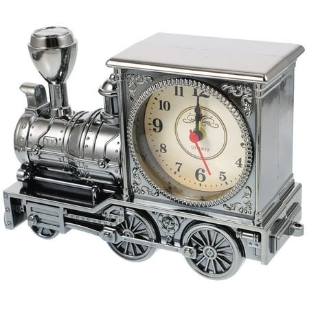 Raindrops 1Set Cartoon Locomotive Train Clock for Family Members 7.3x2.2x4.3in