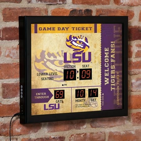 Scoreboard Wall Clock, LSU