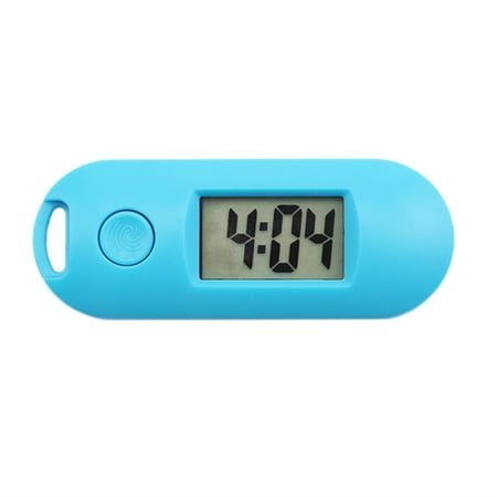 Silent Luminous Mini Portable Digital Electronic Clock Student Exam Study Library Pocket Watch Green Backlight LCD Display