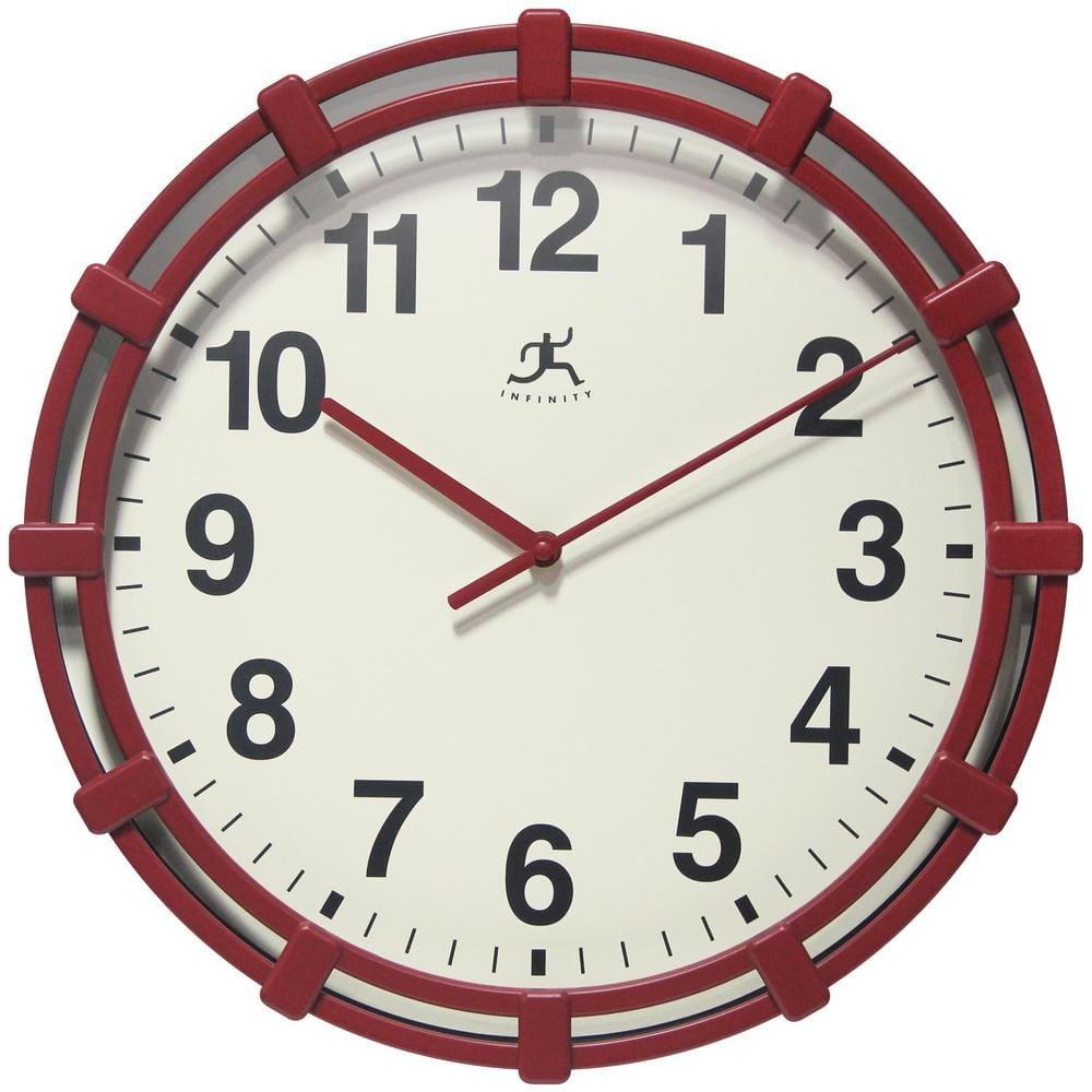 Skipper 16 in. Wall Clock, Red