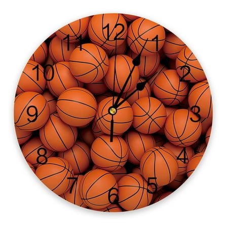 Sports Basketball Modern Wall Clock For Home Office Wall ration Living Room Bathroom r Needle Hanging Watch