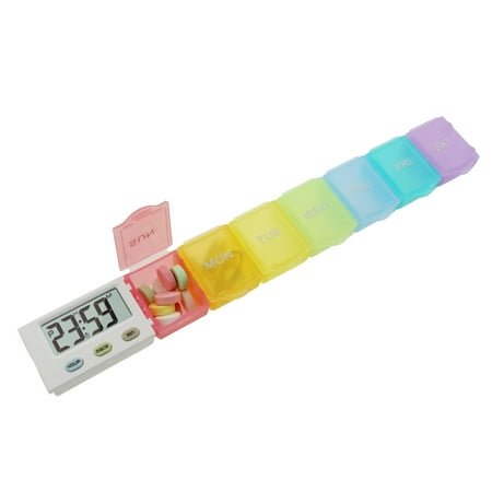 Storage box,Box Clock Box Box Dispenser Pill Box Medicine Alarm Pill Medicine Pill Box Alarm Pill Box Clock Dispenser Alarm Clock Pill Pill Medicine Dispenser Proof Pill Box Reminder Proof