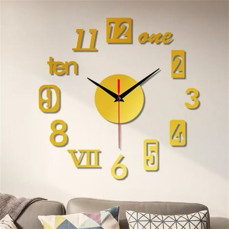 syligr 50x50cm DIY Wall Clock Kit - Unfinished Wooden Blank Clock with Quartz Movement, Customizable Craft Project for Home Decor