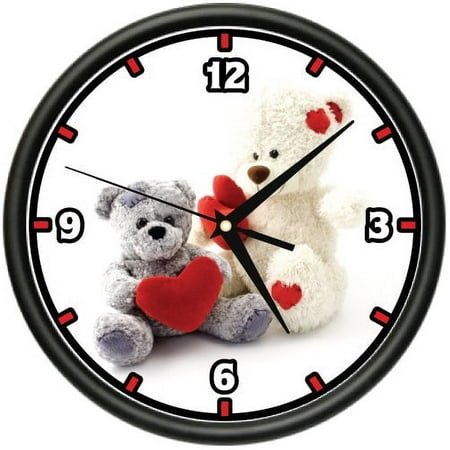 TEDDY BEARS Wall Clock stuffed animal baby child boy girl gift
