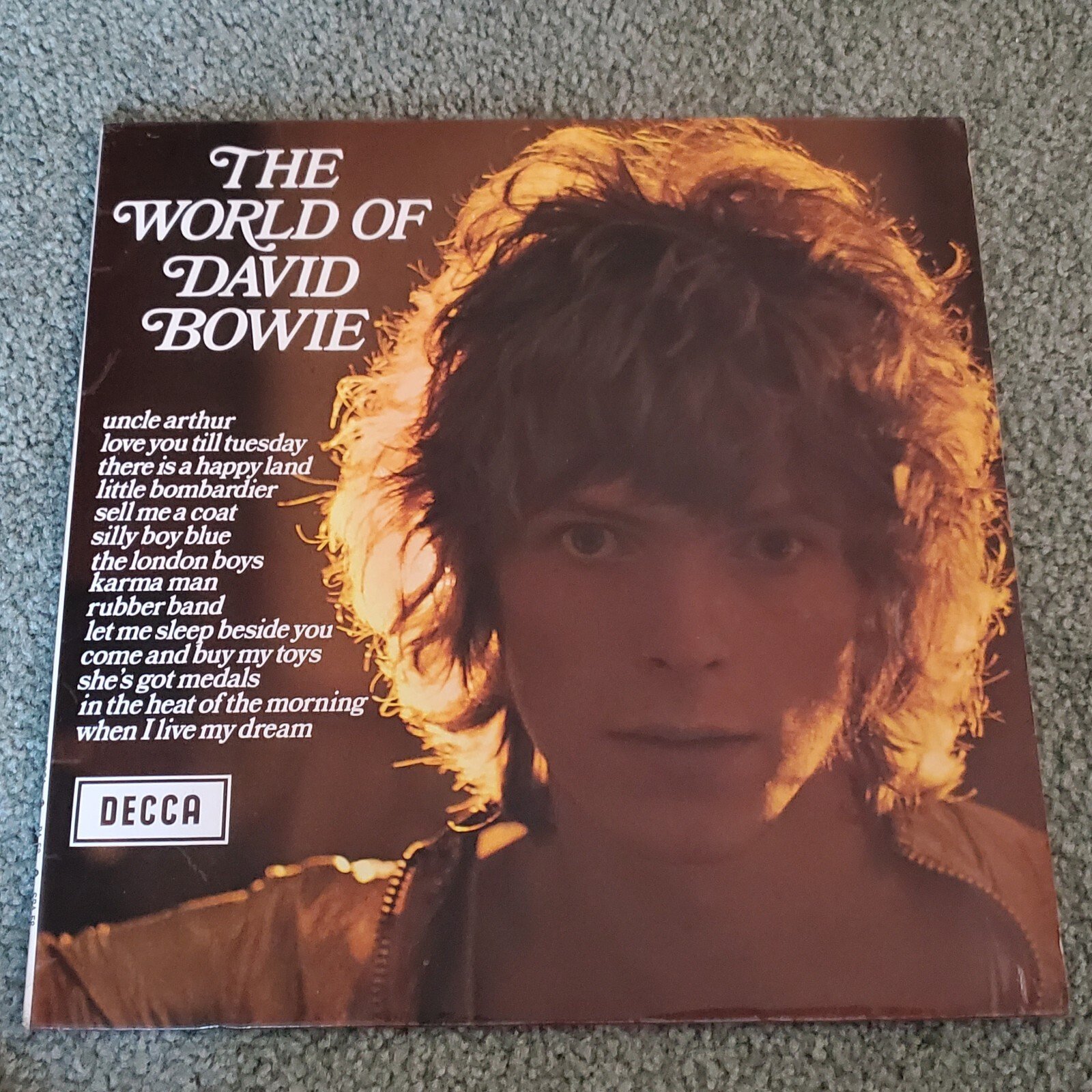 The World of David Bowie LP 1970 England UK Import Decca Records SPA 58 EX