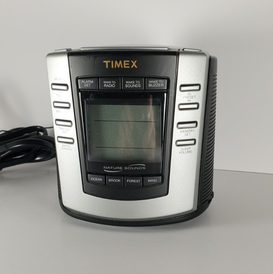 Timex Nature Sounds Digital Tuning Clock Radio Alarm Clock