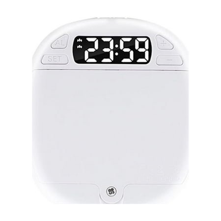 TITOUMI Vibrating Alarm Clo Pillow Bed Shaker Bla Digital Display Battery Operated