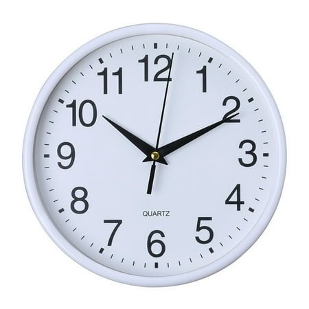 Twinkseal Modern Wall Clock Round Wall Clock Simple Style High-precision Battery Operated Easy-to-read Non-ticking Quartz Clock for Wall Decor Minimalist Wall